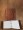 Honey brown, 3-ring binder with tie closure, closed & open views