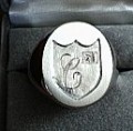 Custom Crest Sterling Silver Ring
