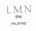 Modern Mono #IN6
Initials 1st to last, left to right, same size
